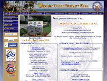 Tablet Screenshot of orangecoastelks.org